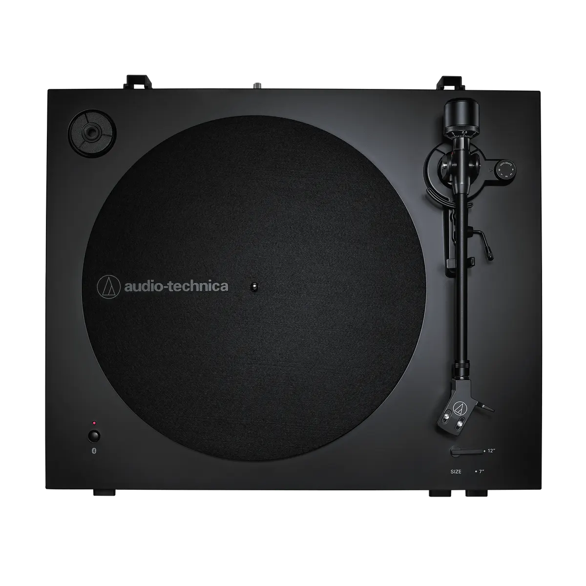 AT-LP3XBT Automatic Belt-Drive Turntable, tonearm detail at Toma Audio