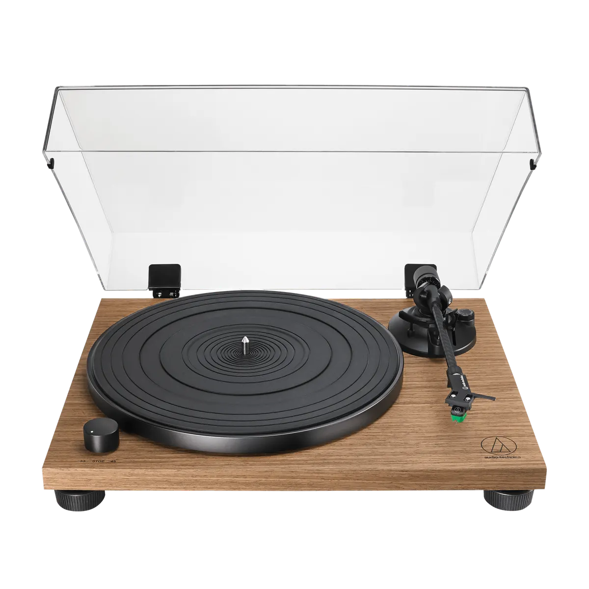 AT-LPW40WN Turntable, front view at Toma Audio