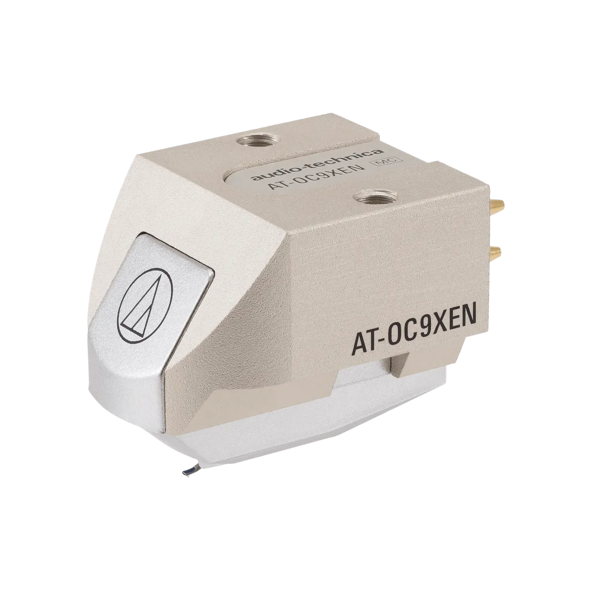 AT-OC9XEN Moving Coil Cartridge, three-quarter view at Toma Audio