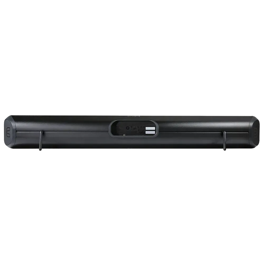 Bluesound PULSE SOUNDBAR+, black rear view at Toma Audio