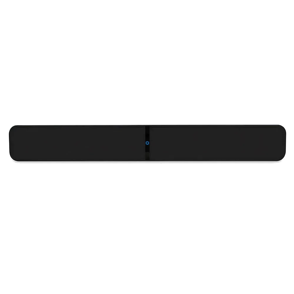 Bluesound PULSE SOUNDBAR+, black front view at Toma Audio