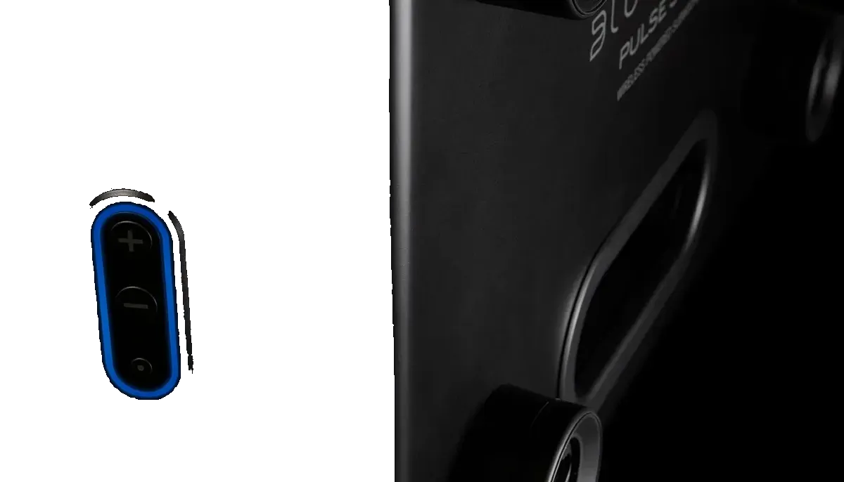 Bluesound PULSE SUB+, control buttons at Toma Audio