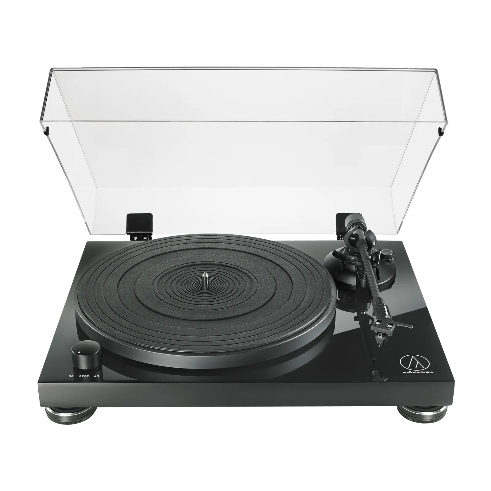 AT-LPW50PB Belt-Drive Turntable product view at Toma Audio