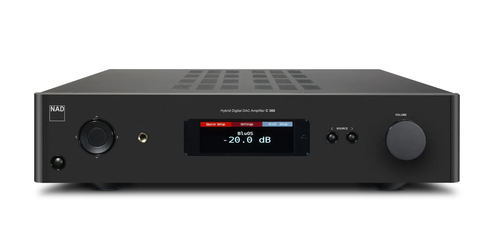NAD C 368 Integrated Streaming Amplifier - [2x80W DAC USB BT Wi-Fi BluOS Phono] at Toma Audio