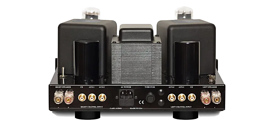 Cary Audio CAD-300SEI Integrated Amplifier - [2x15W], rear view at Toma Audio