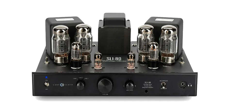 Cary Audio SLI-80S Integrated Amplifier - [2x80W], front view at Toma Audio