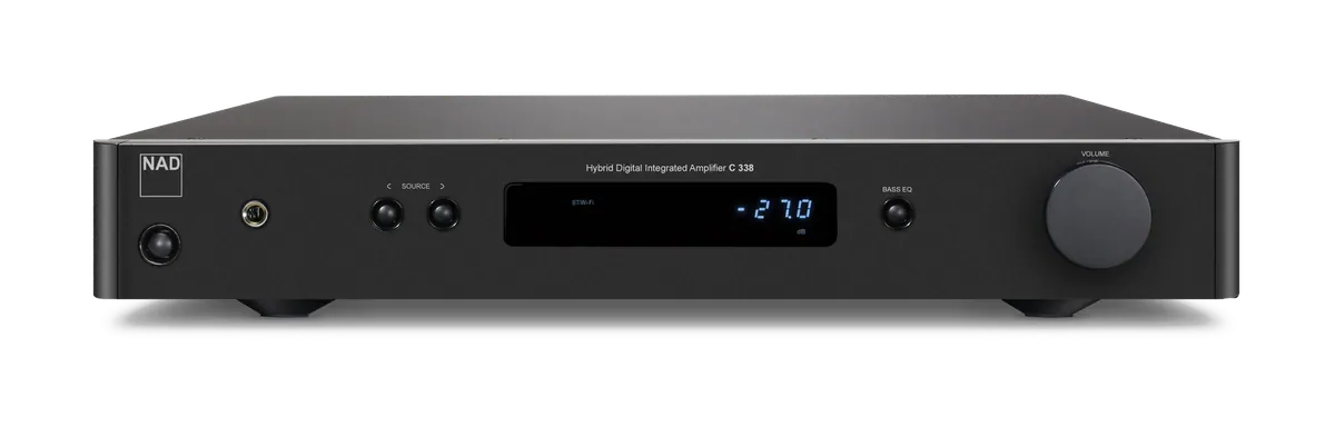 NAD C 338 Integrated Streaming Amplifier - [2x50W DAC BT Wi-Fi USB Phono] at Toma Audio