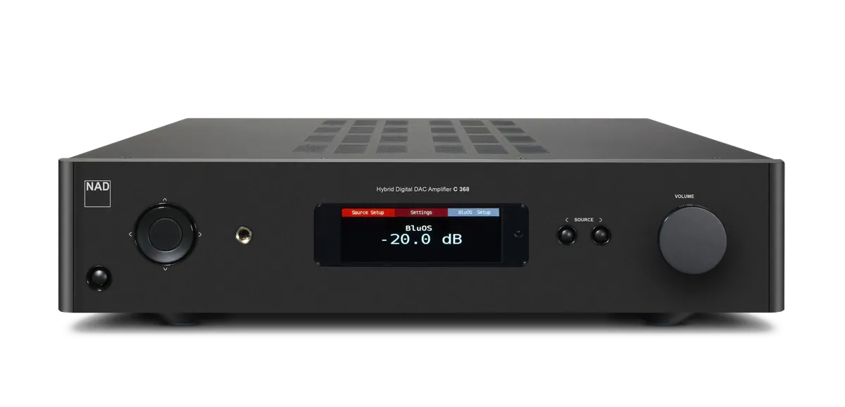 NAD C 368 Integrated Streaming Amplifier - [2x80W DAC USB BT Wi-Fi BluOS Phono] at Toma Audio