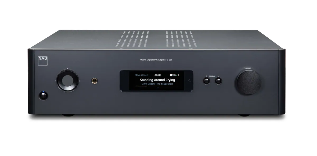 NAD C 399 Integrated Streaming Amplifier - [2x180W DAC USB BT Wi-Fi BluOS HDMI Phono] at Toma Audio