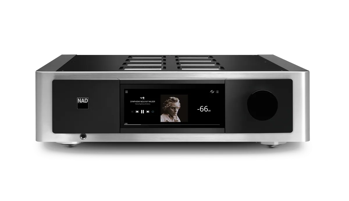 NAD M33 Integrated Streaming Amplifier - [2x200W DAC USB BT Wi-Fi BluOS HDMI AES/EBU XLR Phono] at Toma Audio