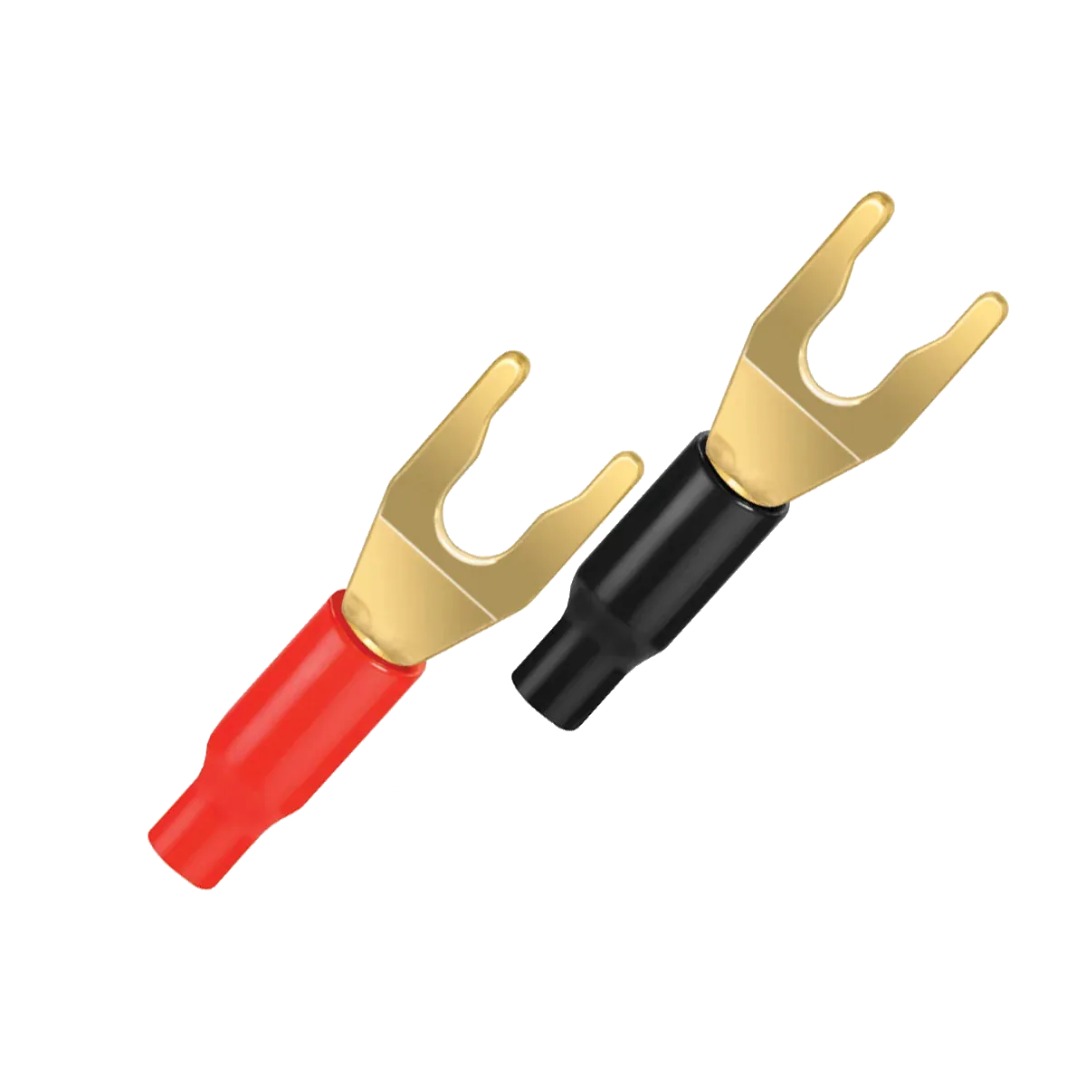Wireworld Crimp Spade Lugs Gold (Pair) at Toma Audio