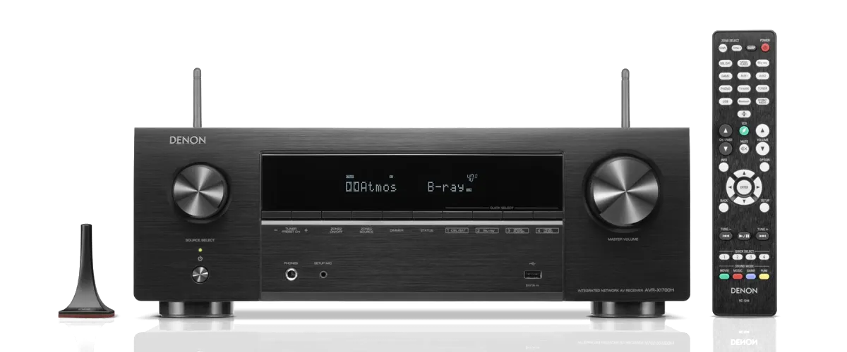 Denon AVR-X1700H Surround Sound Receiver - [7.2x80W 8K BT Wi-Fi HEOS USB Phono], D AVR X1700H E2 E1c StudioF  D51817ea 24c5 441d A767 2b0ad46ca120 at Toma Audio
