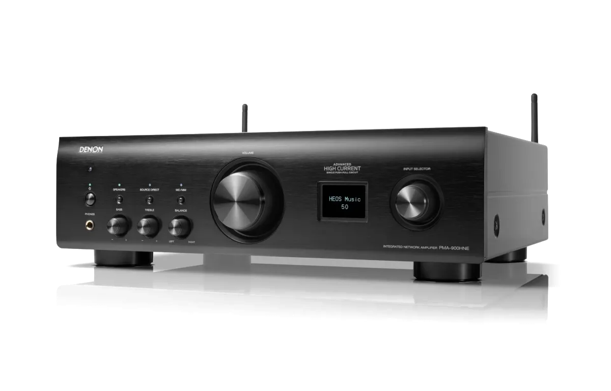 Denon PMA-900HNE Integrated Streaming Amplifier - [2x50W BT Wi-Fi DAC HEOS USB PHONO], Pma 900hne Black 3 at Toma Audio