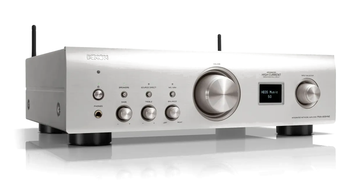 Denon PMA-900HNE Integrated Streaming Amplifier - [2x50W BT Wi-Fi DAC HEOS USB PHONO], Pma 900hne Black 1 at Toma Audio