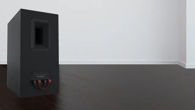 Klipsch RP-600M II - [2-way Horn 6.5"], Rear View Of The RP 600M Showing Bi Amping Or Bi Wiring at Toma Audio