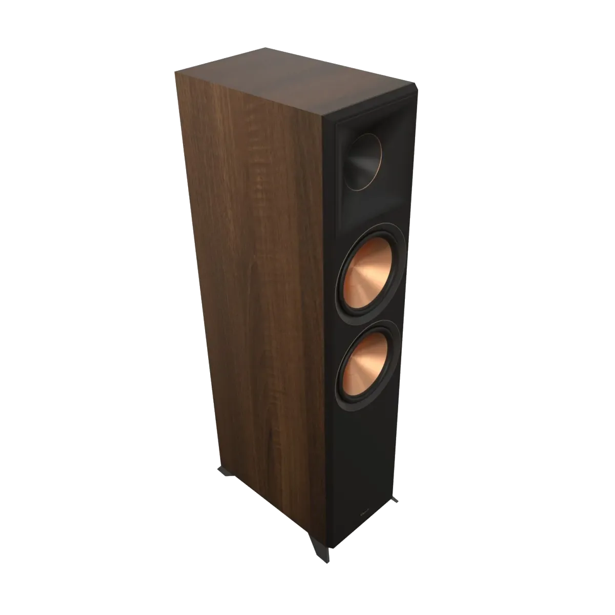 Klipsch RP-8000F II - [2.5-way Horn 8"], WebReady RP 8000F II Walnut Hero GrilleOff at Toma Audio