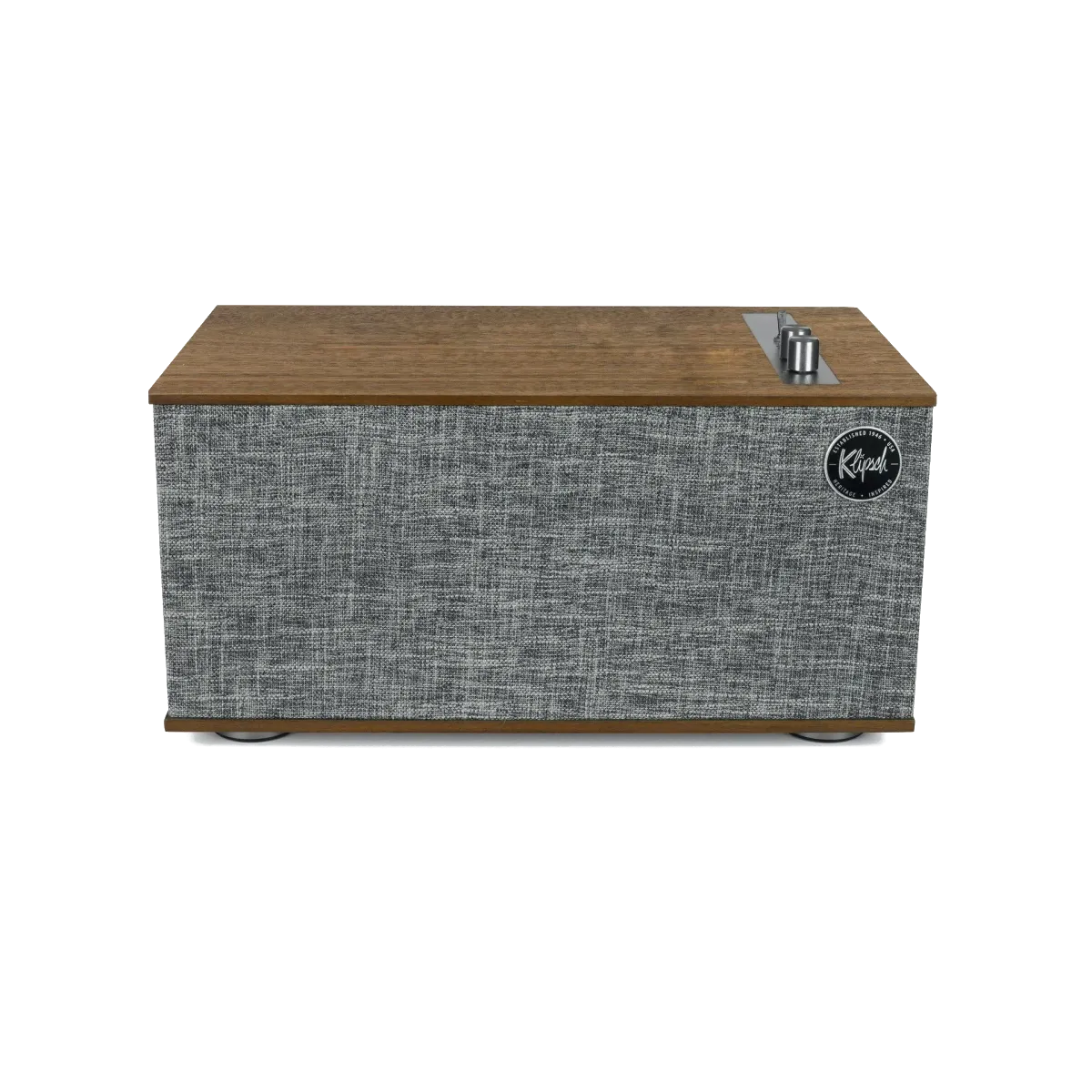 Klipsch The Three II Media Player - [2-Way BT Phono USB-PC], The Three II Walnut Front at Toma Audio