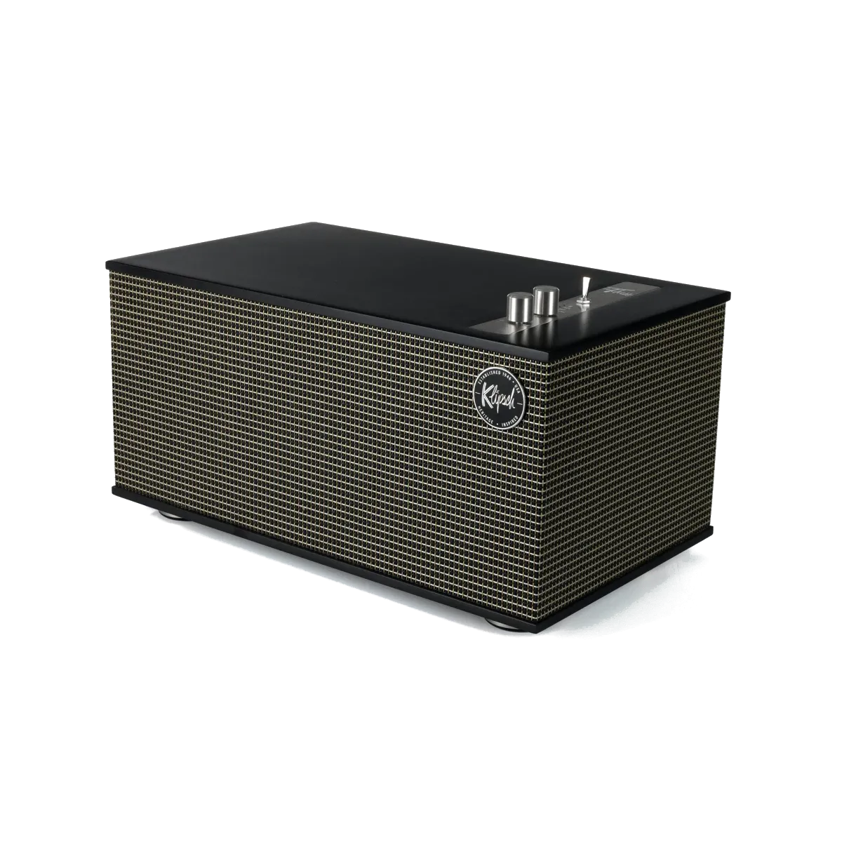 Klipsch The Three II Media Player - [2-Way BT Phono USB-PC], The Three II Matte Black Angle at Toma Audio