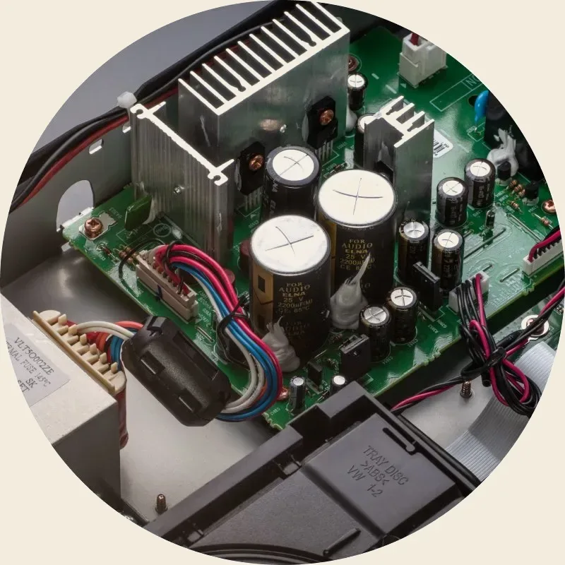 Marantz CD60, power supply detail at Toma Audio