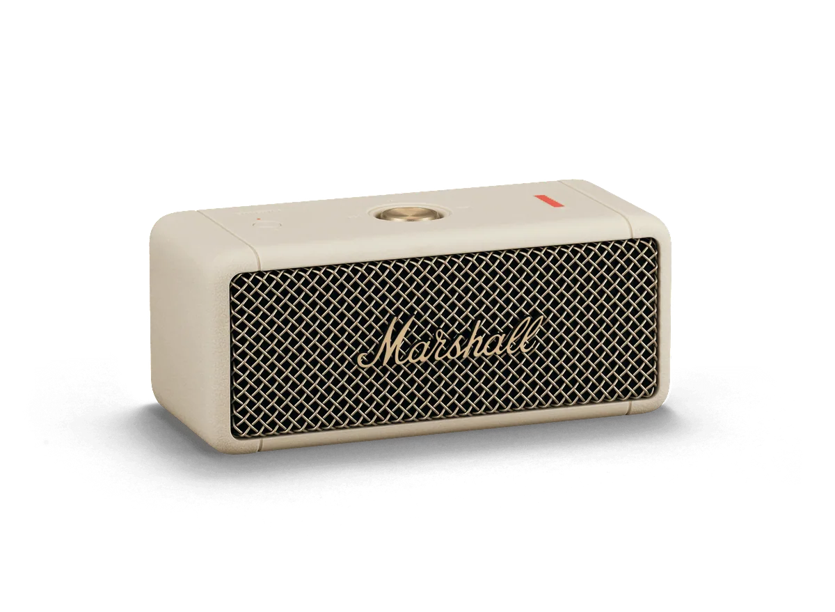 Marshall Emberton Media Player - [Portable BT], Marshall Emberton Cream Pos 01 at Toma Audio
