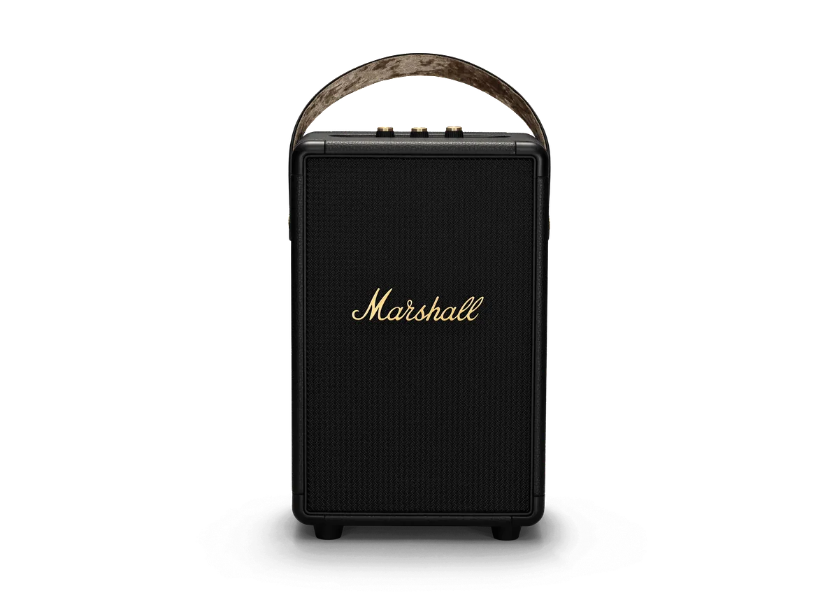 Marshall Tufton Media Player - [Portable BT], Marshall Tufton Black Brass 01 at Toma Audio
