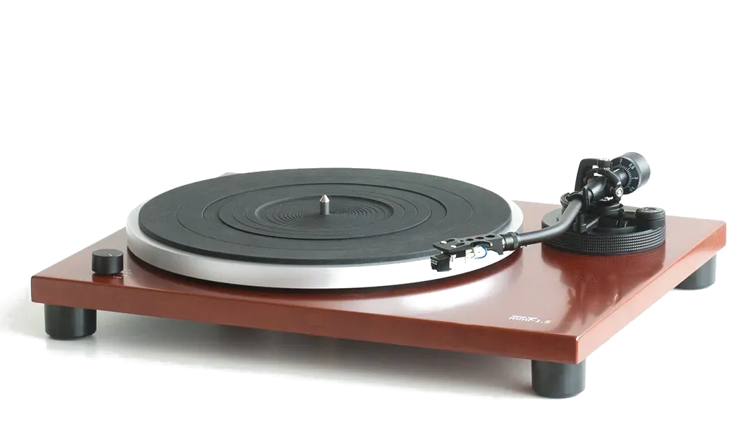 Music Hall mmf-1.5 Manual Turntable - [LP Manual Phono], front angle at Toma Audio
