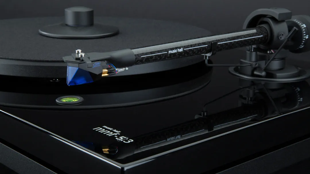 Music Hall mmf-5.3 Black Manual Turntable - [LP Manual], detail view at Toma Audio