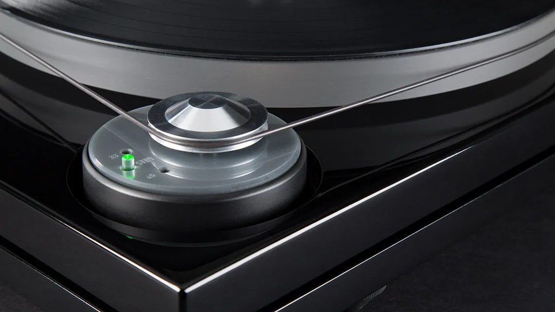 Music Hall mmf-7.3 se Manual Turntable - [LP Manual], rear angle at Toma Audio