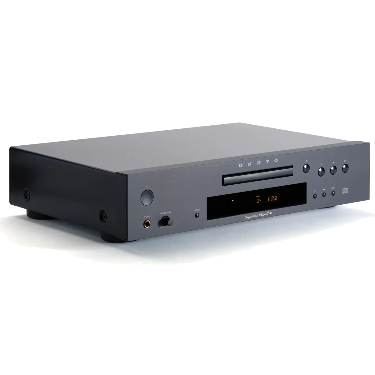 Onkyo C-30 Premium Icon Series CD Player, Onkyo Cd30 Cd Player Black 4 at Toma Audio