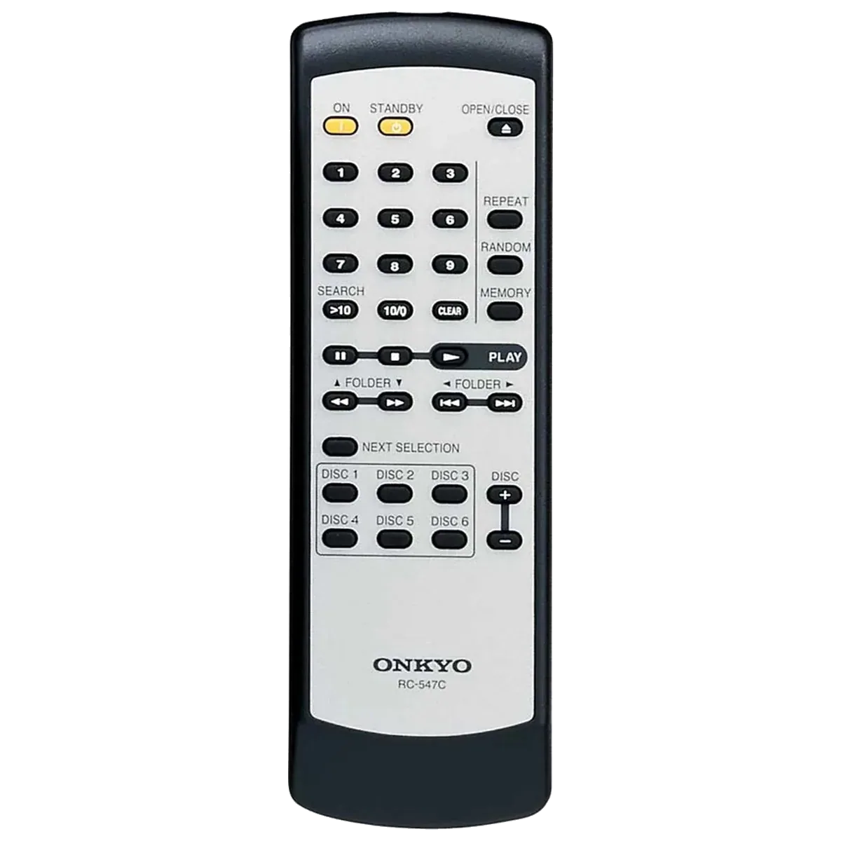 Onkyo DCX390M4 6-Disc CD Player - Black, Onkyo Dx C390 Remote at Toma Audio