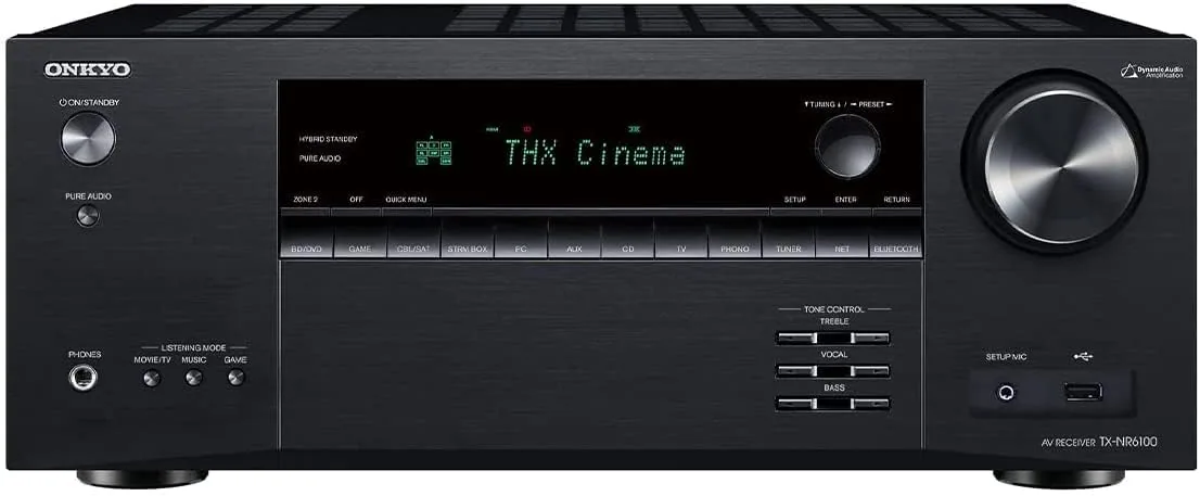 Onkyo TXNR6100 7.2 THX Certified Surround Receiver, 51ESW3 PHHL. AC SL1107 at Toma Audio