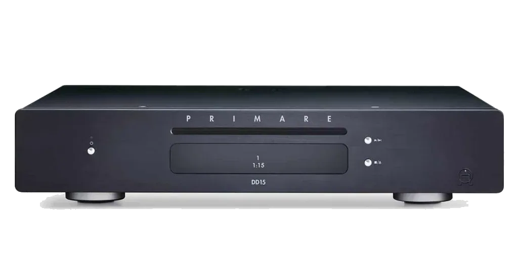 Primare DD15 CD Transport - [CD], Primare Dd15 Cd Transport Front Black at Toma Audio