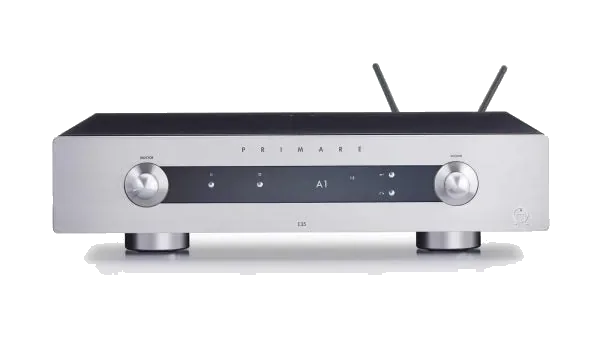 Primare I35 Prisma - [2x150W DAC Wi-Fi BT], Primare I35 Prisma Modular Integrated Amplifier And Network Player Front Titanium at Toma Audio