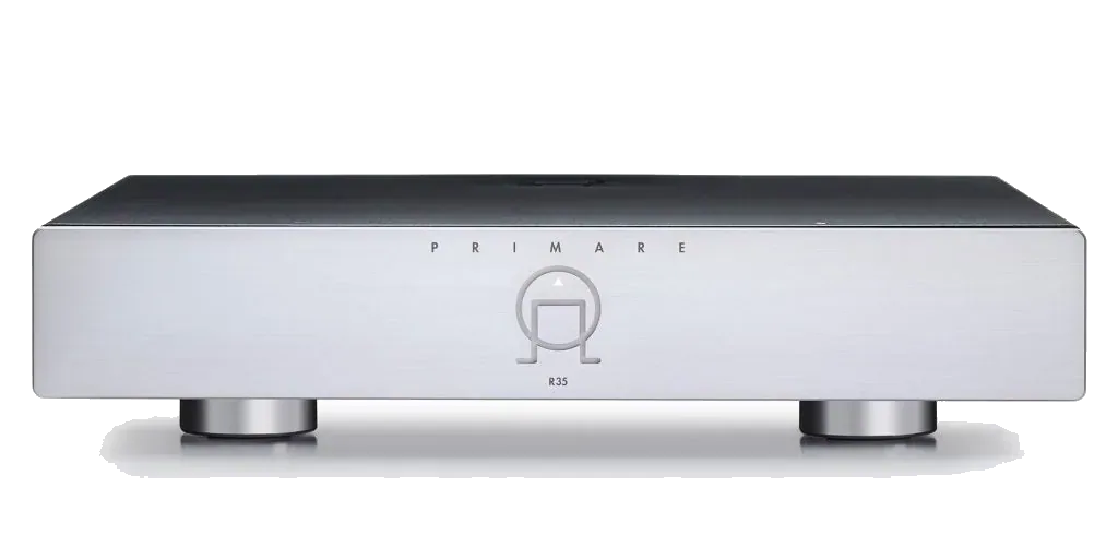 Primare R35 Phono Stage [Phono], Primare R35 Mmmc Phono Preamplifier Front Titanium at Toma Audio