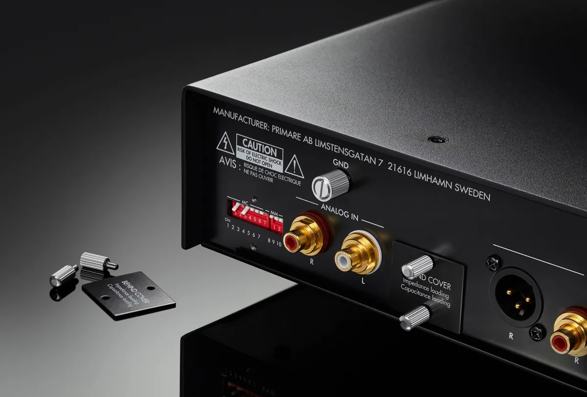 Primare R35 Phono Stage [Phono], R35 Interior AnalogIN CardScrews at Toma Audio