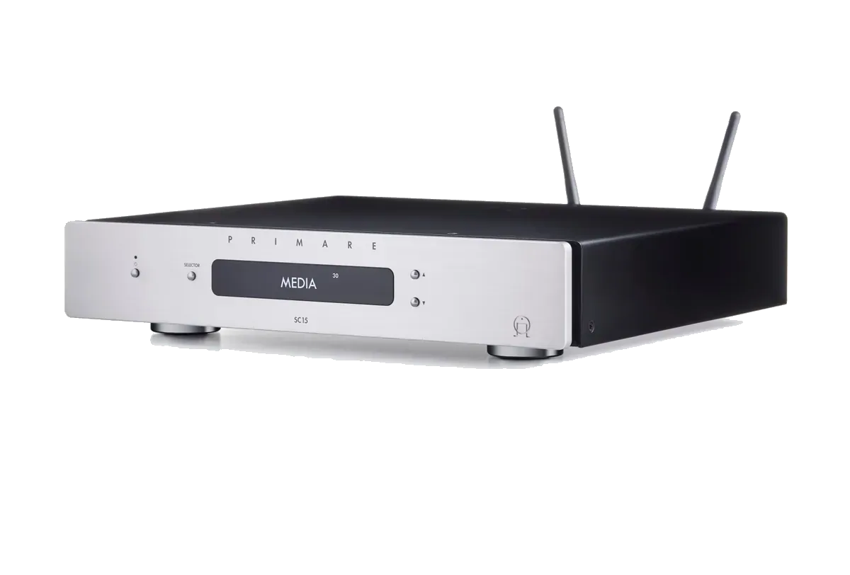 Primare SC15 Prisma Streamer - [DAC USB Wi-Fi BT PRE], SC15 Titanium Side Prisma at Toma Audio