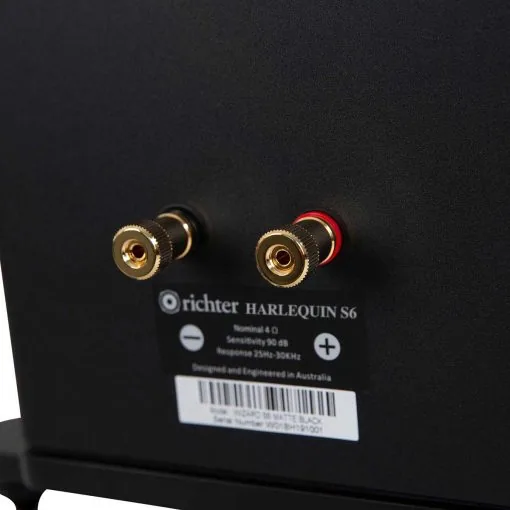 Richter Harlequin S6 - [2-Way 6.5"], Harlequin S6 Connectors 980px at Toma Audio