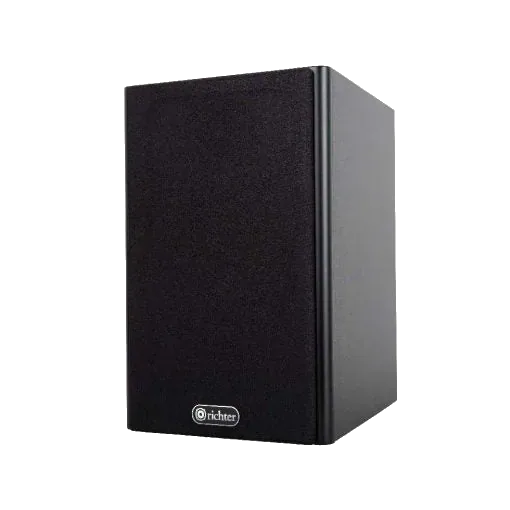 Richter Merlin S6 - [2-Way 6.5"], Merlin S6 Angle Black Grill On 980px at Toma Audio