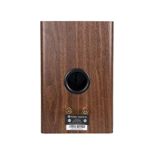 Richter Merlin S6 - [2-Way 6.5"], Merlin S6 Back Walnut Grill On 980px at Toma Audio
