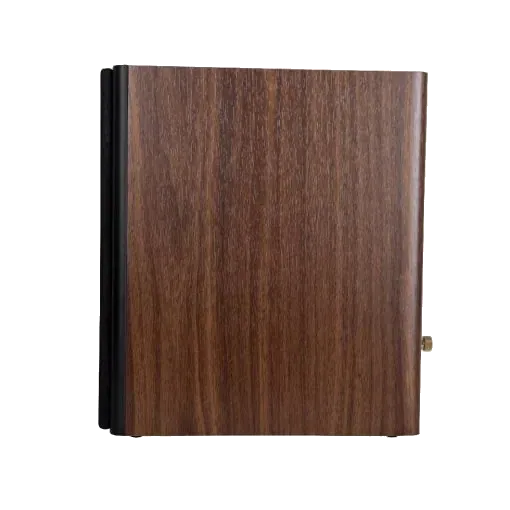 Richter Merlin S6 - [2-Way 6.5"], Merlin S6 Side Walnut Grill On 980px at Toma Audio