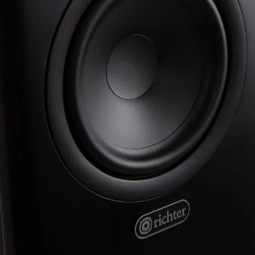 Richter Wizard S6 - [3-Way 6.5"], Wizard S6 Angle Black Close 980px at Toma Audio