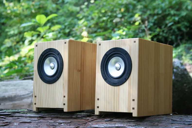 Sparkler Audio model S301B "diva" 10cm Full-Range Loudspeaker System, front view at Toma Audio