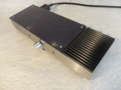 Sparkler Audio model S502 "ether" Smart Integrated Amplifier - [2x10W], top detail at Toma Audio