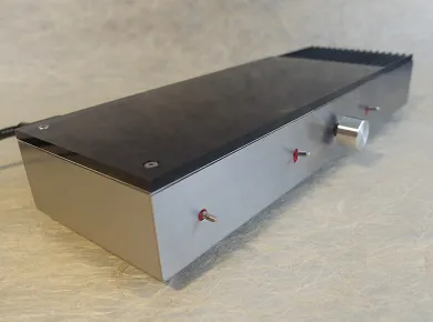 Sparkler Audio model S502 "ether" Smart Integrated Amplifier - [2x10W], side detail at Toma Audio
