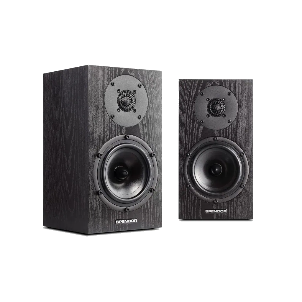 Spendor A1 - [2-Way (1" 6")], Spendor A1 Black Ash Web at Toma Audio
