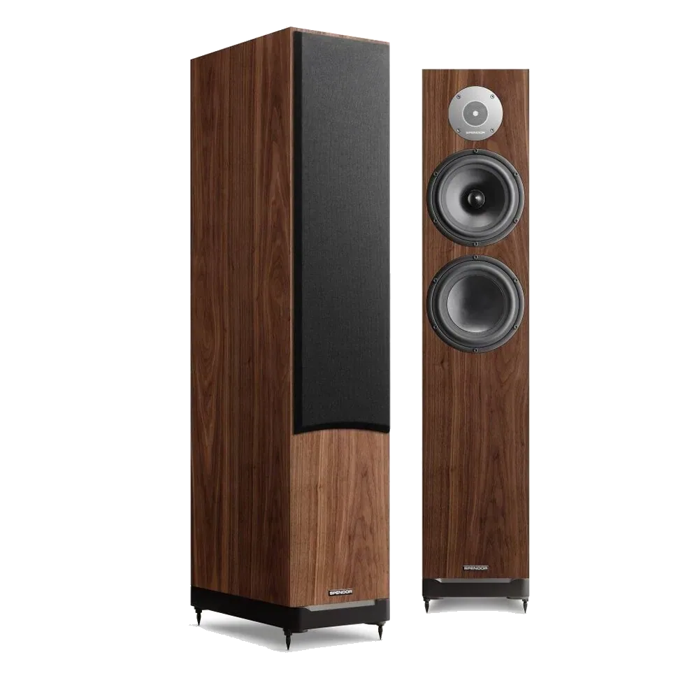 Spendor D7 - [2.5 -Way (1" 7" 7")], Spendor D7.2 Dark Walnut at Toma Audio