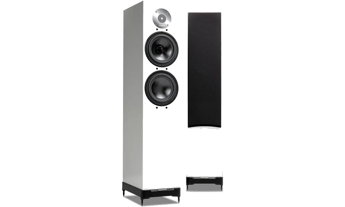 Spendor D7 - [2.5 -Way (1" 7" 7")], Spendor D72 Floorstanding Satin White 1 at Toma Audio