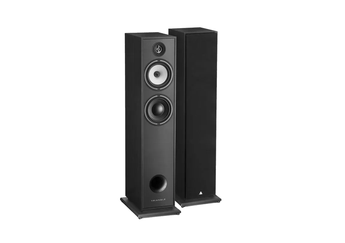 Triangle Borea BR07 - [2.5-way 6.5"], Borea Br07 Noir Packshot Duo at Toma Audio
