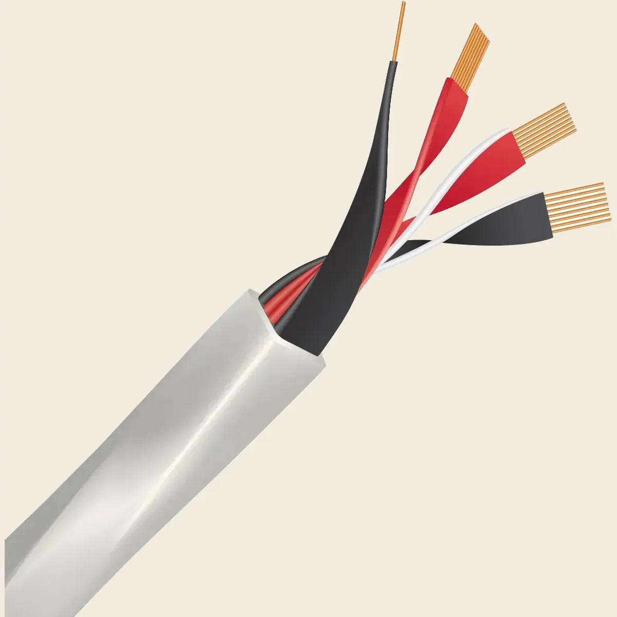 Wireworld Luna 10 Bi-Wire Speaker Cable 3Mtr Pair, official terminated pair view at Toma Audio